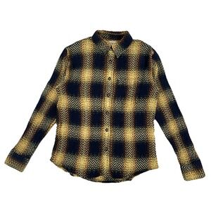 Corridor New York Macro Plaid Shirt Men's XS Button Up Cotton Single Pocket